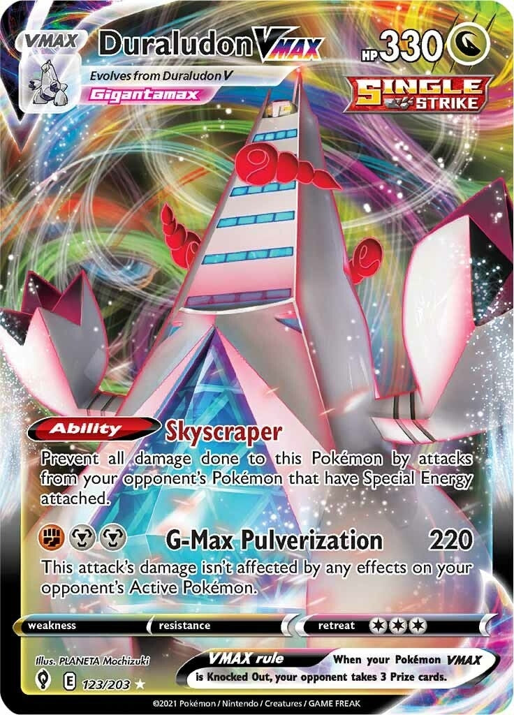 Duraludon VMAX (123/203) (SWSH07: Evolving Skies)