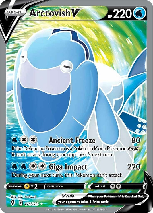 Arctovish V (Full Art) (176/203) (SWSH07: Evolving Skies)