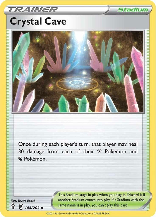 Crystal Cave (144/203) (SWSH07: Evolving Skies)