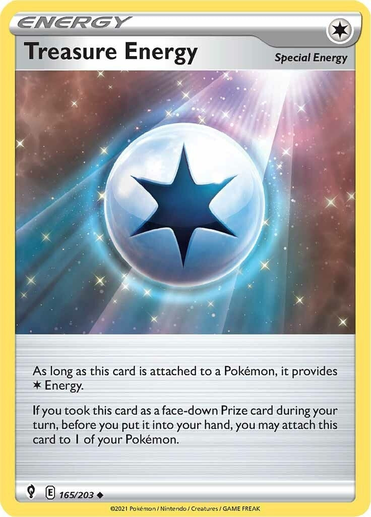 Treasure Energy (165/203) (SWSH07: Evolving Skies)