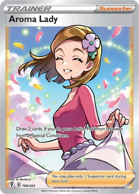 Aroma Lady (Full Art) (199/203) (SWSH07: Evolving Skies)