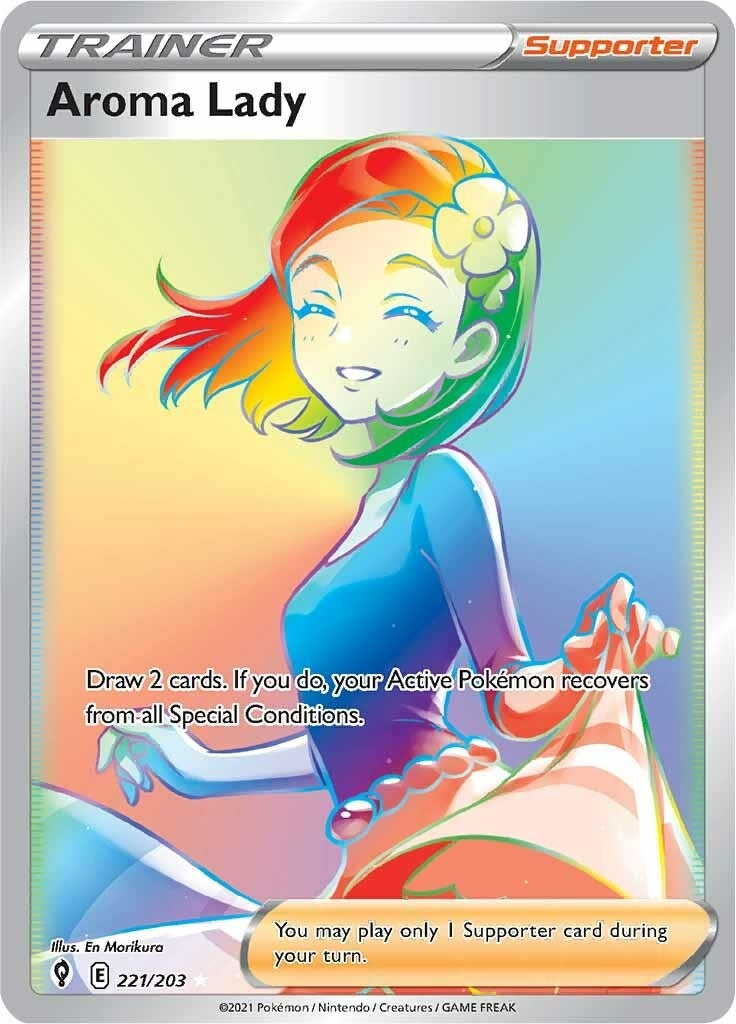 Aroma Lady (Secret) (221/203) (SWSH07: Evolving Skies)