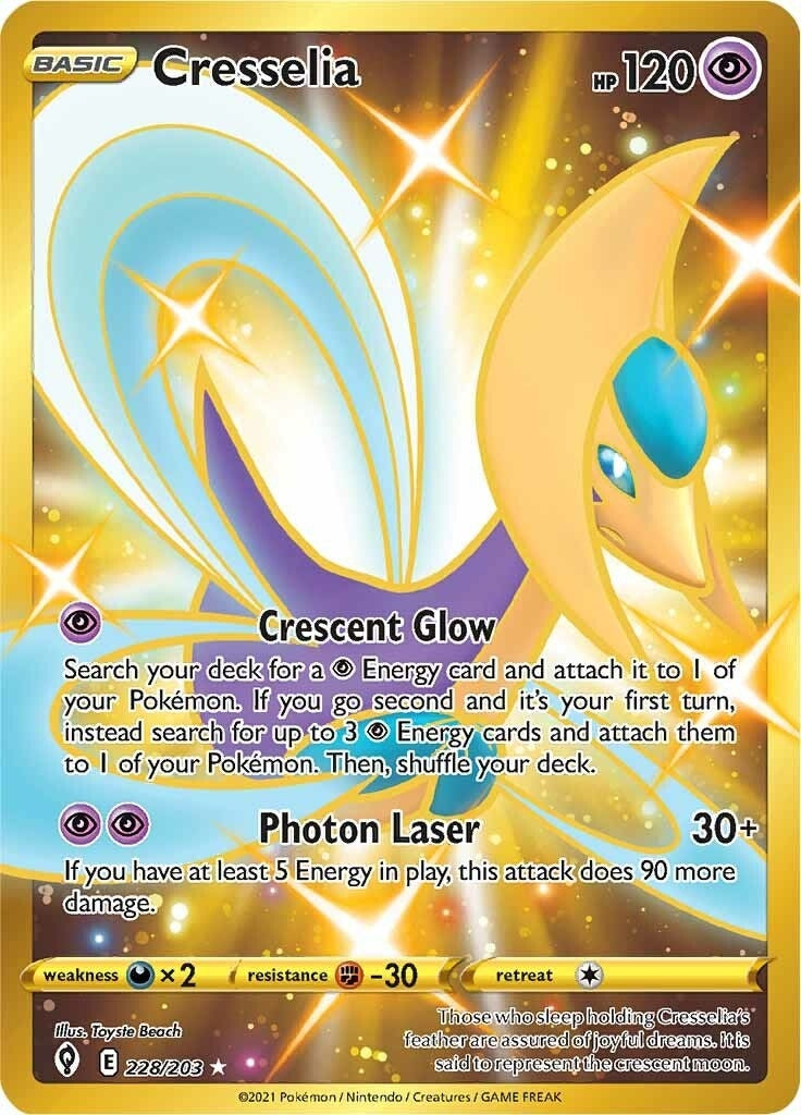 Cresselia (Secret) (228/203) (SWSH07: Evolving Skies)