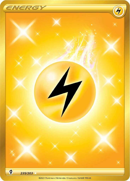 Lightning Energy (Secret) (235/203) (SWSH07: Evolving Skies)