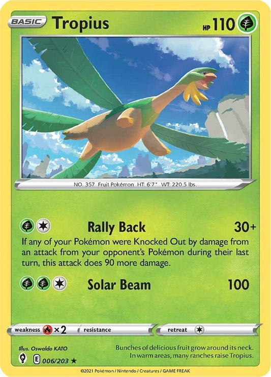 Tropius (006/203) (SWSH07: Evolving Skies)