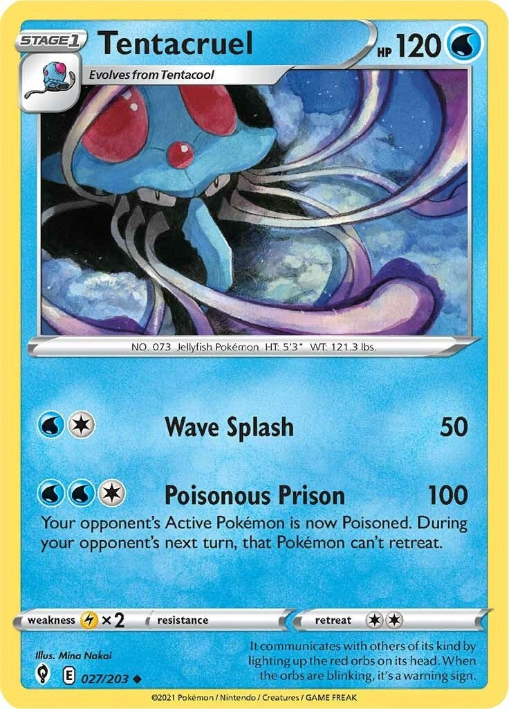 Tentacruel (027/203) (SWSH07: Evolving Skies)