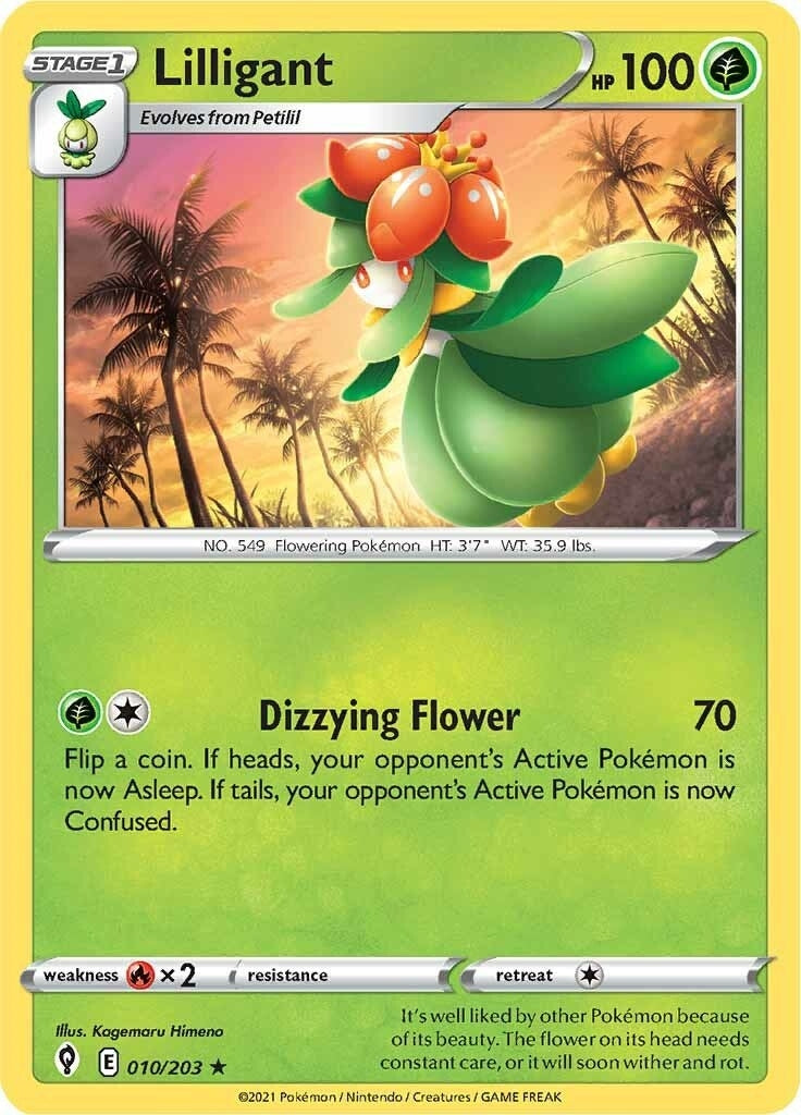 Lilligant (010/203) (SWSH07: Evolving Skies)