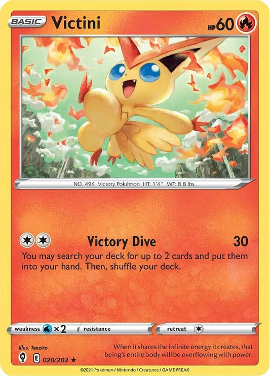 Victini (020/203) (SWSH07: Evolving Skies)