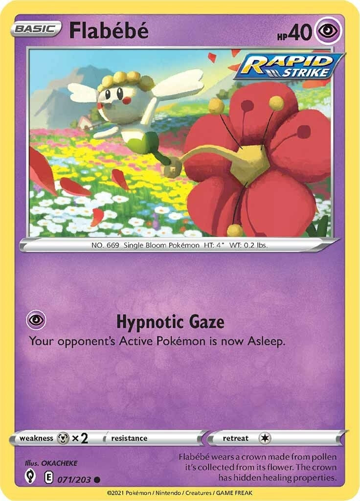 Flabebe (071/203) (SWSH07: Evolving Skies)