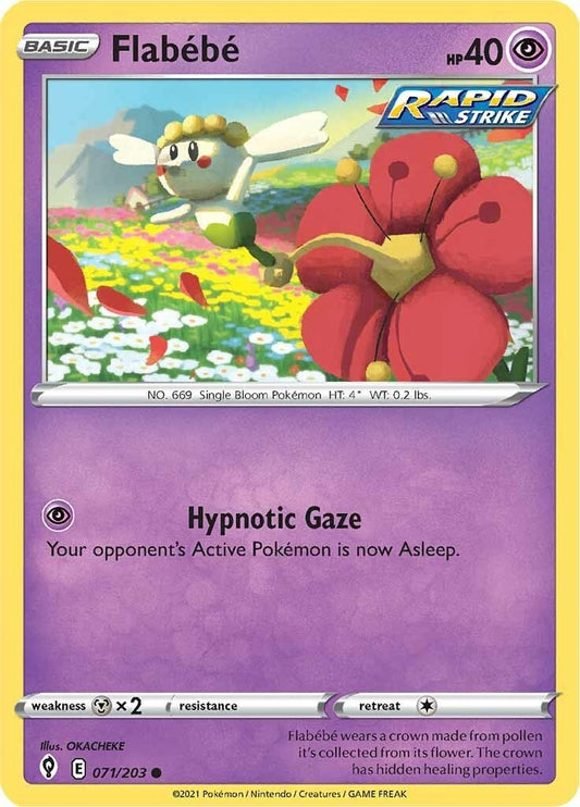 Flabebe (071/203) (SWSH07: Evolving Skies)