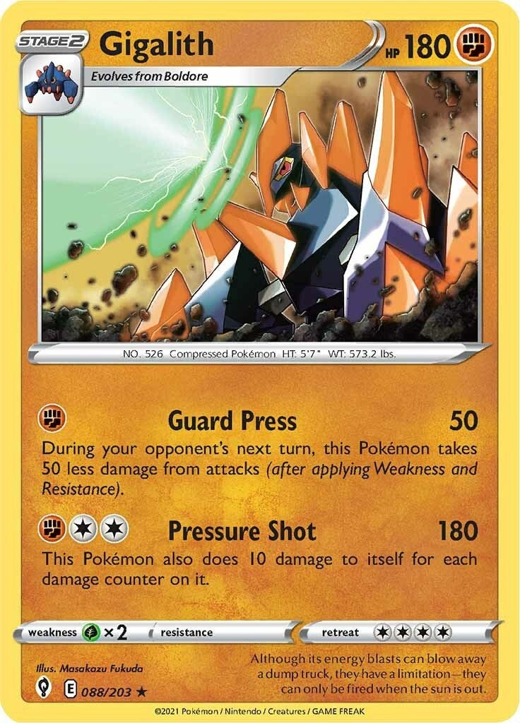 Gigalith (088/203) (SWSH07: Evolving Skies)
