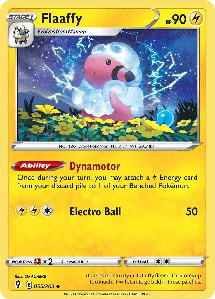 Flaaffy (055/203) (SWSH07: Evolving Skies)