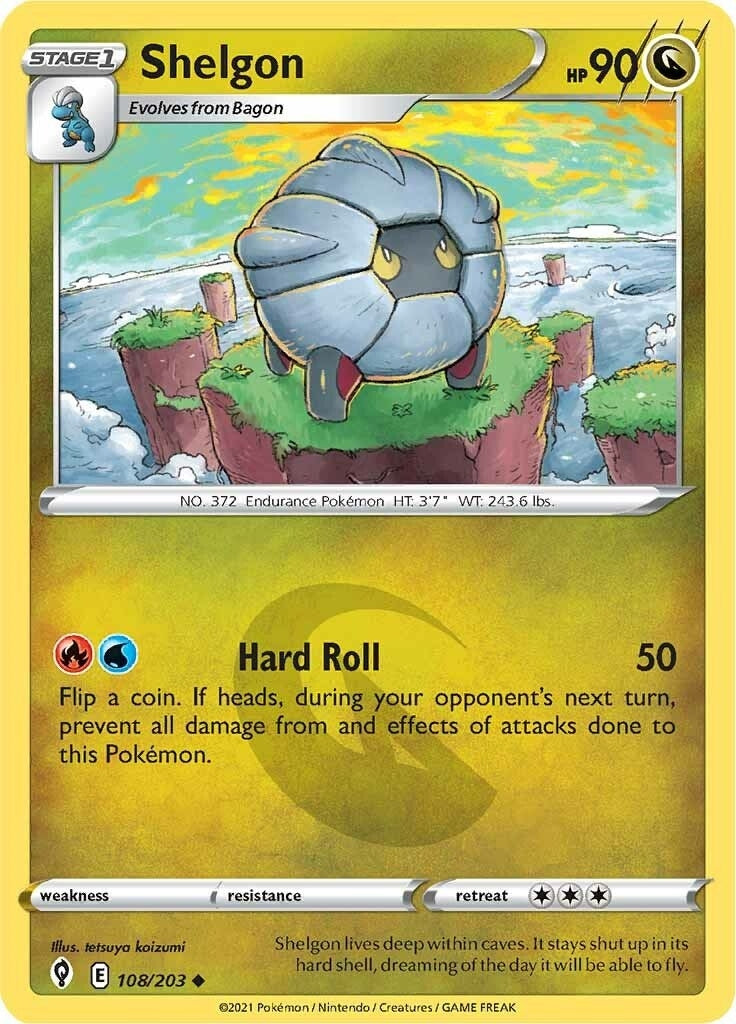 Shelgon (108/203) (SWSH07: Evolving Skies)
