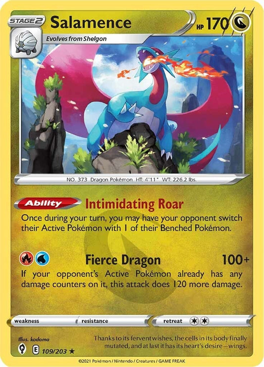 Salamence (109/203) (SWSH07: Evolving Skies)