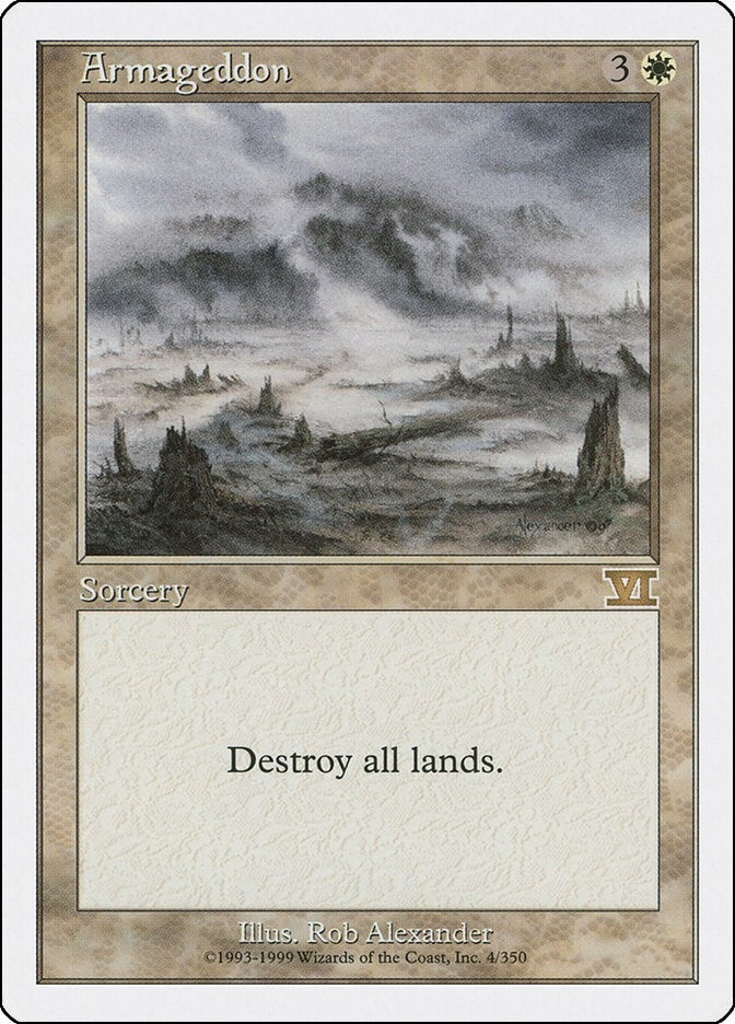 Image for Armageddon (4) (Classic Sixth Edition) - Magic: The Gathering