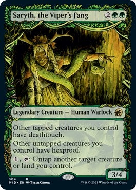 Image for Saryth, the Viper's Fang (Showcase) (304) (Innistrad: Midnight Hunt) - Magic: The Gathering