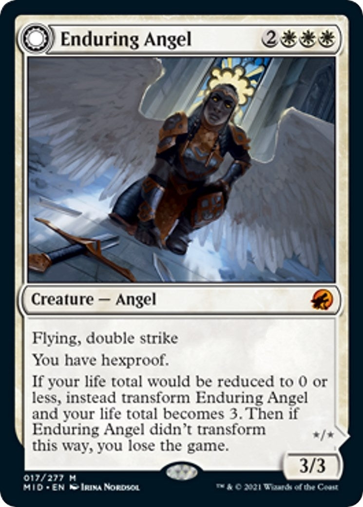Image for Enduring Angel (17) (Innistrad: Midnight Hunt) - Magic: The Gathering