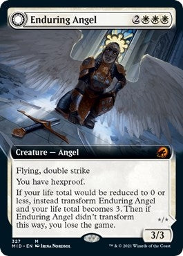 Image for Enduring Angel (Extended Art) (327) (Innistrad: Midnight Hunt) - Magic: The Gathering