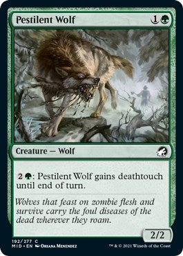 Pestilent Wolf (192) (Innistrad: Midnight Hunt)