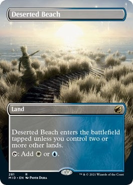 Deserted Beach (Borderless) (281) (Innistrad: Midnight Hunt)