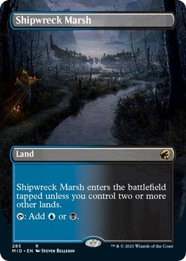 Image for Shipwreck Marsh (Borderless) (285) (Innistrad: Midnight Hunt) - Magic: The Gathering