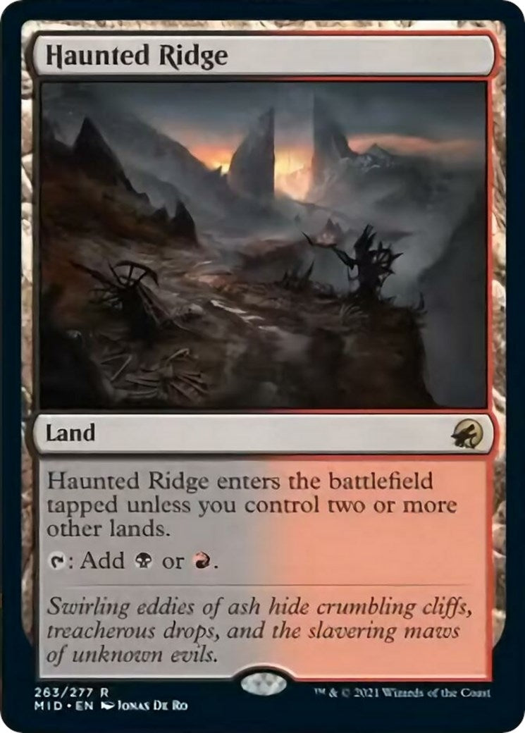 Image for Haunted Ridge (263) (Innistrad: Midnight Hunt) - Magic: The Gathering