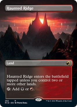 Haunted Ridge (Borderless) (282) (Innistrad: Midnight Hunt)