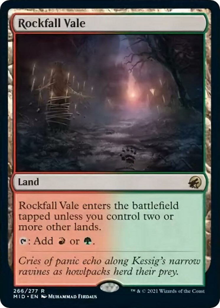 Image for Rockfall Vale (266) (Innistrad: Midnight Hunt) - Magic: The Gathering