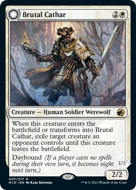 Brutal Cathar (7) (Innistrad: Midnight Hunt)