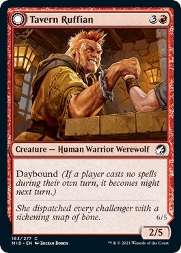 Image for Tavern Ruffian (163) (Innistrad: Midnight Hunt) - Magic: The Gathering