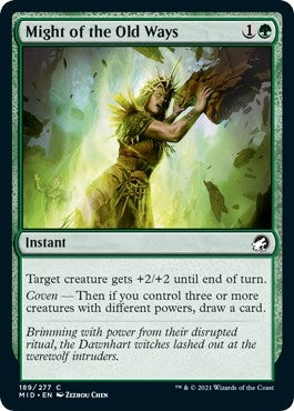 Might of the Old Ways (189) (Innistrad: Midnight Hunt)