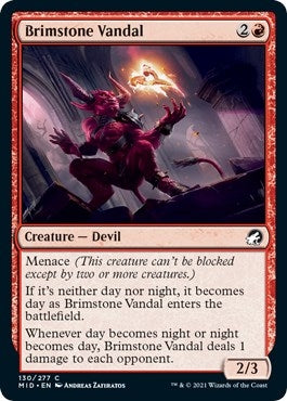 Brimstone Vandal (130) (Innistrad: Midnight Hunt)