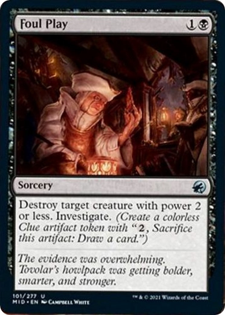 Image for Foul Play (101) (Innistrad: Midnight Hunt) - Magic: The Gathering