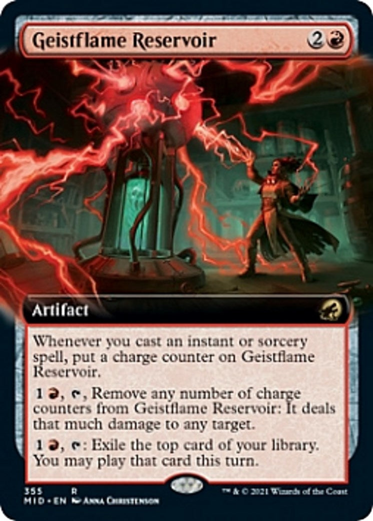 Geistflame Reservoir (Extended Art) (355) (Innistrad: Midnight Hunt)