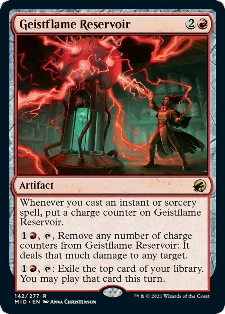 Image for Geistflame Reservoir (142) (Innistrad: Midnight Hunt) - Magic: The Gathering