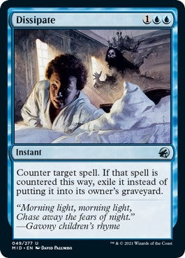 Image for Dissipate (49) (Innistrad: Midnight Hunt) - Magic: The Gathering