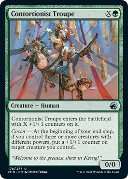 Image for Contortionist Troupe (178) (Innistrad: Midnight Hunt) - Magic: The Gathering