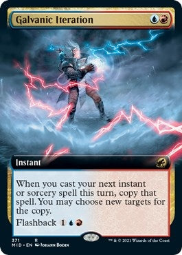 Image for Galvanic Iteration (Extended Art) (371) (Innistrad: Midnight Hunt) - Magic: The Gathering