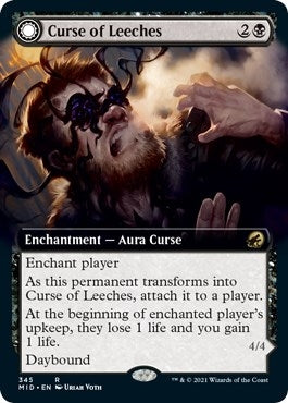 Image for Curse of Leeches (Extended Art) (345) (Innistrad: Midnight Hunt) - Magic: The Gathering