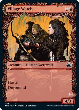 Image for Village Watch (Showcase) (297) (Innistrad: Midnight Hunt) - Magic: The Gathering