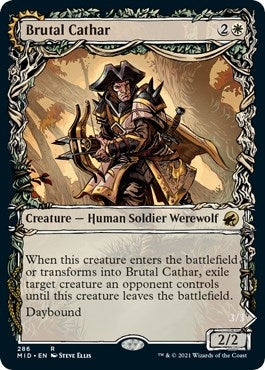 Brutal Cathar (Showcase) (286) (Innistrad: Midnight Hunt)