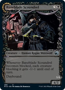 Baneblade Scoundrel (Showcase) (289) (Innistrad: Midnight Hunt)
