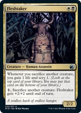 Image for Fleshtaker (222) (Innistrad: Midnight Hunt) - Magic: The Gathering