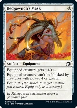 Hedgewitch's Mask (23) (Innistrad: Midnight Hunt)