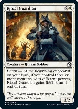 Image for Ritual Guardian (30) (Innistrad: Midnight Hunt) - Magic: The Gathering