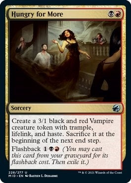 Image for Hungry for More (228) (Innistrad: Midnight Hunt) - Magic: The Gathering