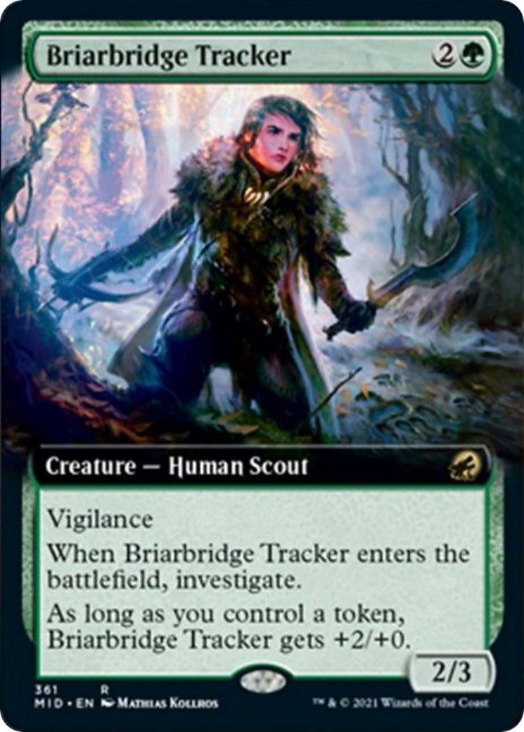 Image for Briarbridge Tracker (Extended Art) (361) (Innistrad: Midnight Hunt) - Magic: The Gathering