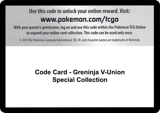 Code Card - Greninja V-UNION Special Collection (SWSH07: Evolving Skies)