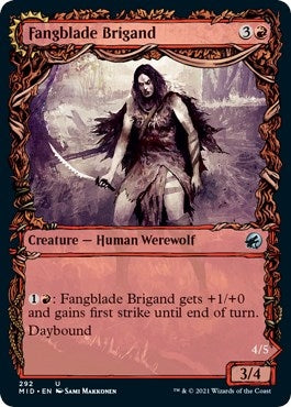 Image for Fangblade Brigand (Showcase) (292) (Innistrad: Midnight Hunt) - Magic: The Gathering