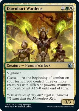 Image for Dawnhart Wardens (216) (Innistrad: Midnight Hunt) - Magic: The Gathering